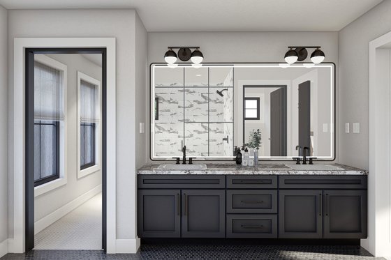 Interior - Bathroom 4 for Modern House Plan #455-528 - 4 bed, 4.5 bath