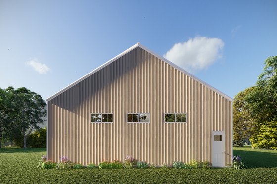 Exterior - Other Elevation 4 for Barndominium House Plan #1107-26 - 5 bed, 4 bath