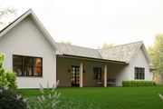 Farmhouse Style House Plan - 3 Beds 2.5 Baths 2318 Sq/Ft Plan #1112-17 Exterior 