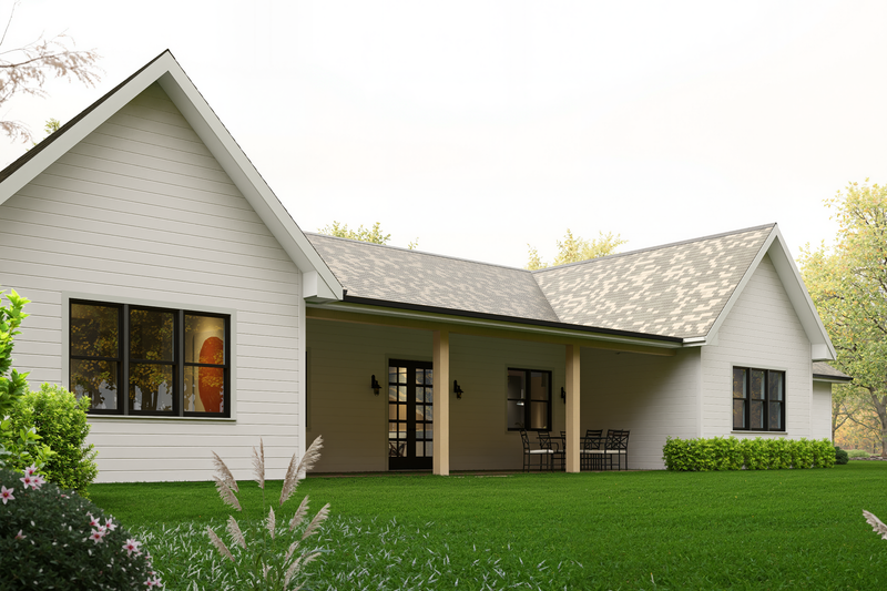 Architectural House Design - Exterior - Rear Elevation for Farmhouse House Plan #1112-17 - 3 bed, 2.5 bath
