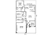 Traditional Style House Plan - 3 Beds 2 Baths 1655 Sq/Ft Plan #84-551 
