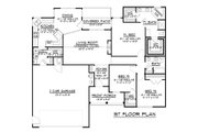 Craftsman Style House Plan - 3 Beds 2 Baths 1633 Sq/Ft Plan #1064-60 