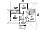 Contemporary Style House Plan - 3 Beds 2.5 Baths 2453 Sq/Ft Plan #25-4263 