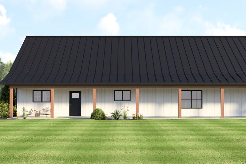 House Blueprint - Exterior - Other Elevation 1 for Barndominium House Plan #1064-452 - 6 bed, 4.5 bath