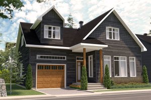 Exterior - Front Elevation 3 for Farmhouse House Plan #23-2793 - 3 bed, 2.5 bath