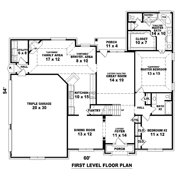 European Floor Plan - Main Floor Plan #81-1513