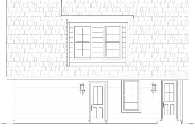Architectural House Design - Exterior - Other Elevation 1 for Traditional House Plan #932-535, 0 bath