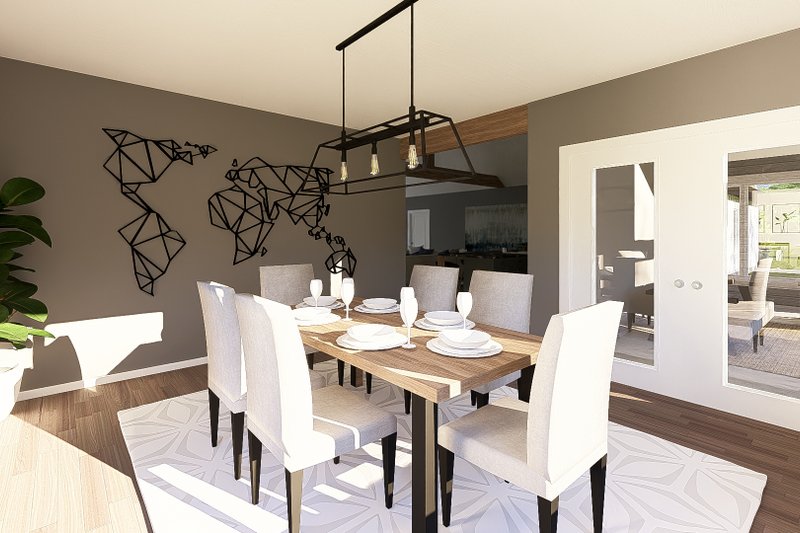 Architectural House Design - Interior - Dining Room for Ranch House Plan #1064-440 - 3 bed, 3.5 bath
