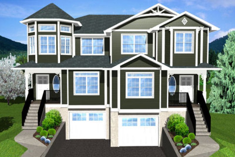 House Blueprint - Exterior - Other Elevation 1 for Victorian House Plan #126-152 - 3 bed, 2.5 bath