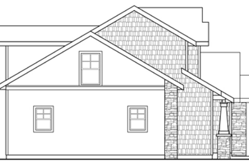 Home Plan - Exterior - Other Elevation for Craftsman House Plan #124-881 - 3 bed, 2.5 bath