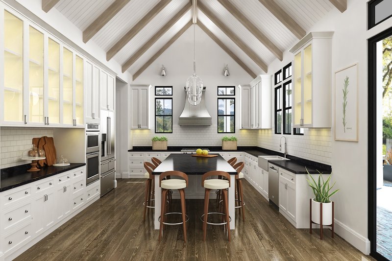 Dream House Plan - Interior - Kitchen for Farmhouse House Plan #119-436 - 3 bed, 2.5 bath