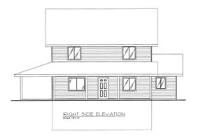 Exterior - Other Elevation for Bungalow House Plan #117-611 - 3 bed, 3 bath