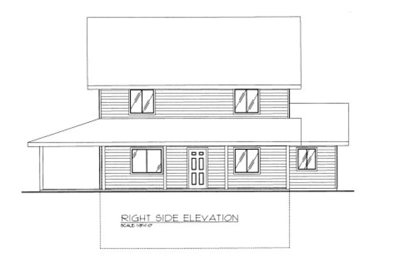 House Plan Design - Exterior - Other Elevation for Bungalow House Plan #117-611 - 3 bed, 3 bath