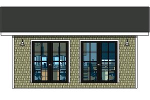 Exterior - Other Elevation 1 for Cottage House Plan #499-1, 0 bath