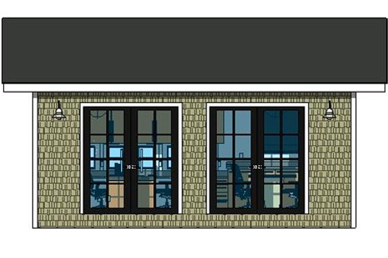 Exterior - Other Elevation 1 for Cottage House Plan #499-1, 0 bath