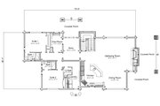 Log Style House Plan - 5 Beds 5 Baths 3578 Sq/Ft Plan #451-28 