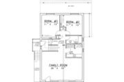 Traditional Style House Plan - 3 Beds 2.5 Baths 1811 Sq/Ft Plan #117-327 