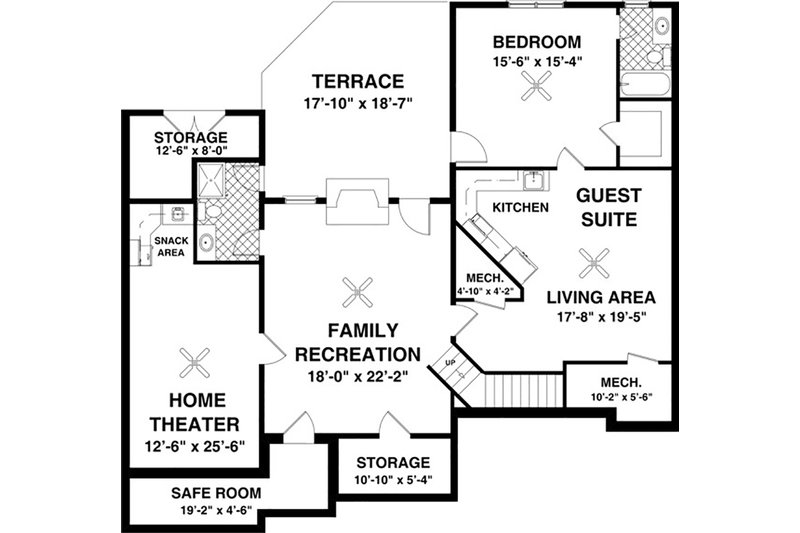 Southern Style House Plan - 3 Beds 2 Baths 1800 Sq/Ft Plan #56-632 ...