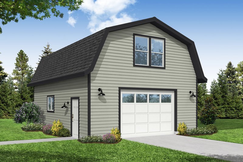 Architectural House Design - Farmhouse Exterior - Front Elevation Plan #124-1327