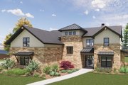 Mediterranean Style House Plan - 4 Beds 3.5 Baths 3658 Sq/Ft Plan #1096-29 
