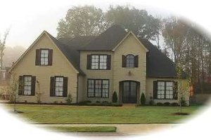 Colonial Exterior - Front Elevation Plan #81-1604