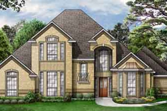 Exterior - Front Elevation for Traditional House Plan #84-172 - 4 bed, 3 bath