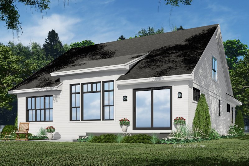 Home Plan - Exterior - Rear Elevation 2 for Farmhouse House Plan #51-1324 - 4 bed, 3 bath