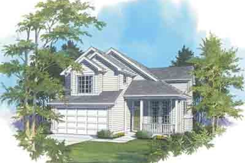 Home Plan - Traditional Exterior - Front Elevation Plan #48-199