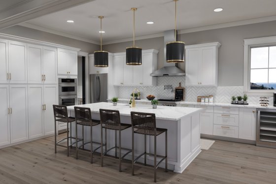 Interior - Kitchen for Farmhouse House Plan #51-1261 - 3 bed, 3.5 bath