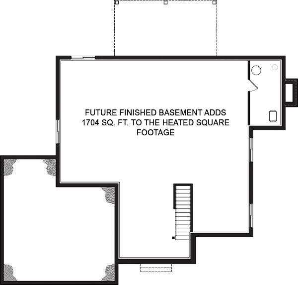Architectural House Design - Optional Basement