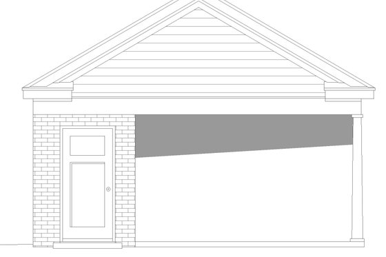 Exterior - Other Elevation 1 for Country House Plan #932-185, 1 bath