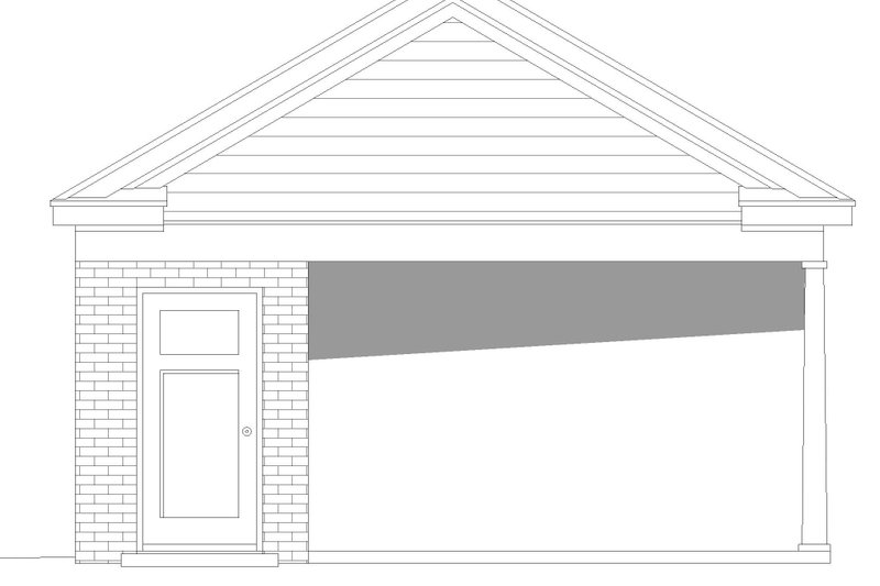 Architectural House Design - Exterior - Other Elevation 1 for Country House Plan #932-185, 1 bath