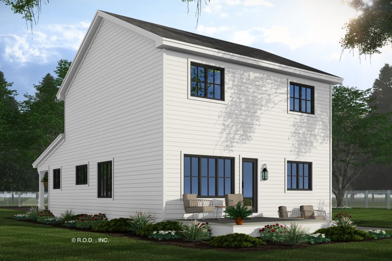 House Design - Exterior - Rear Elevation 2 for Farmhouse House Plan #51-1321 - 4 bed, 3.5 bath