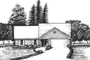 Ranch Exterior - Front Elevation Plan #30-149
