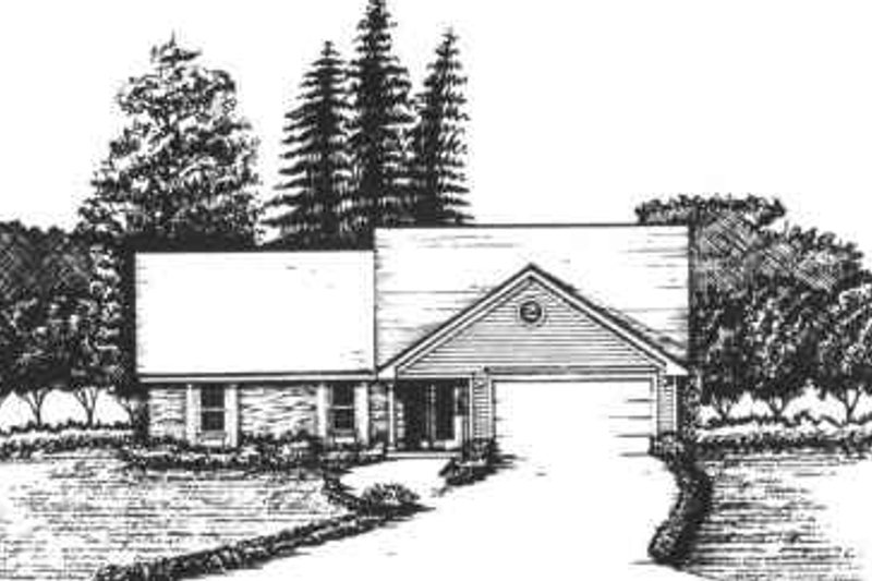 Dream House Plan - Ranch Exterior - Front Elevation Plan #30-149