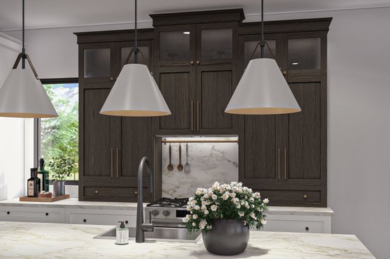 Interior - Kitchen for Beach House Plan #455-483 - 2 bed, 2.5 bath