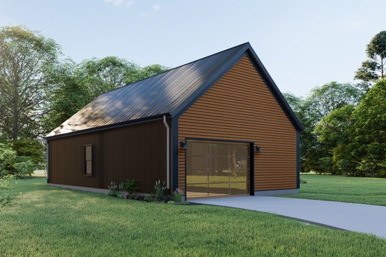 Exterior - Other Elevation 6 for Contemporary House Plan #1092-9 - 3 bed, 2 bath