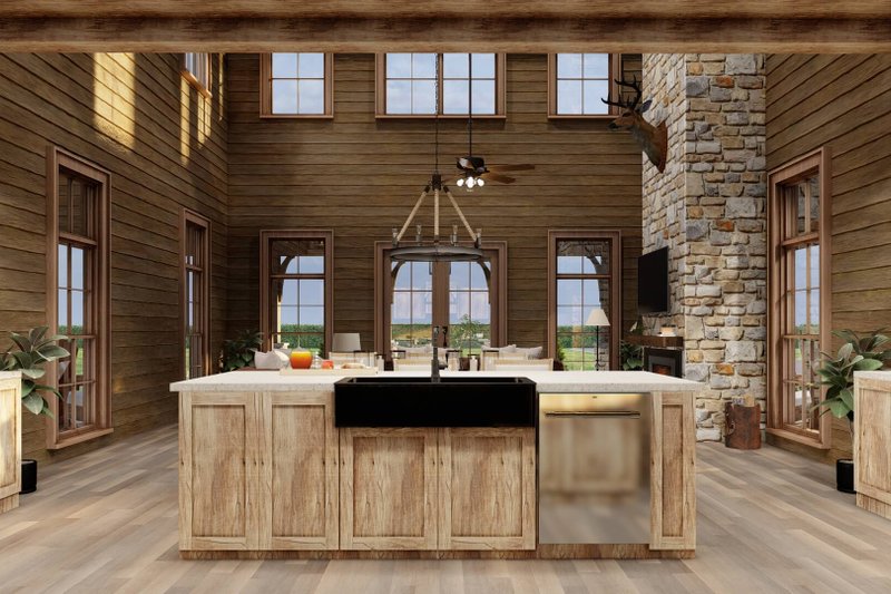 Dream House Plan - Interior - Kitchen for Farmhouse House Plan #923-340 - 4 bed, 4.5 bath