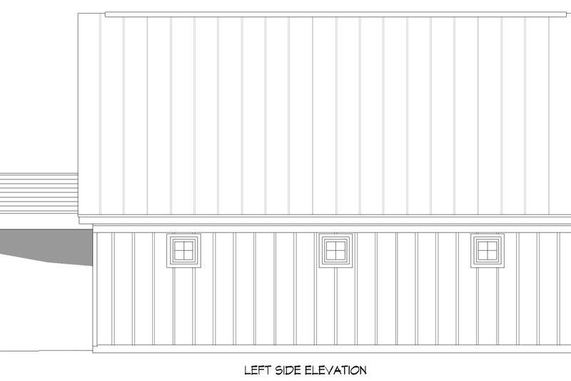 Home Plan - Exterior - Other Elevation for Cabin House Plan #932-285, 0 bath