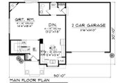 Traditional Style House Plan - 3 Beds 2.5 Baths 1650 Sq/Ft Plan #70-1028 