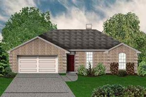 House Blueprint - Traditional Exterior - Front Elevation Plan #84-112