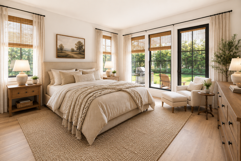 Home Plan - Interior - Master Bedroom for Country House Plan #48-1228 - 3 bed, 2.5 bath