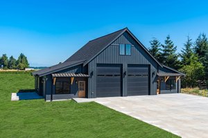 Dream House Plan - Barndominium Exterior - Front Elevation Plan #1070-121