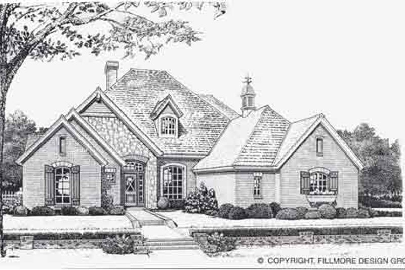Traditional Style House Plan - 4 Beds 3 Baths 2546 Sq/Ft Plan #310-838