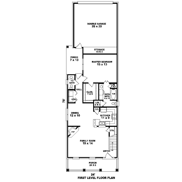 Classical Floor Plan - Main Floor Plan #81-13612