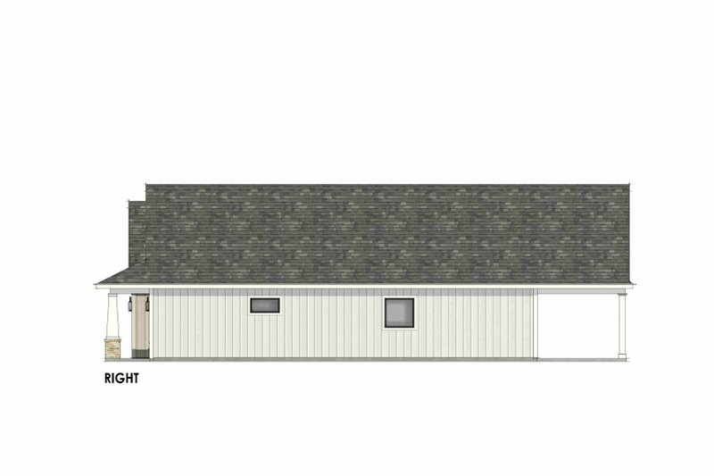 Home Plan - Exterior - Other Elevation 1 for Craftsman House Plan #1096-205 - 3 bed, 2 bath