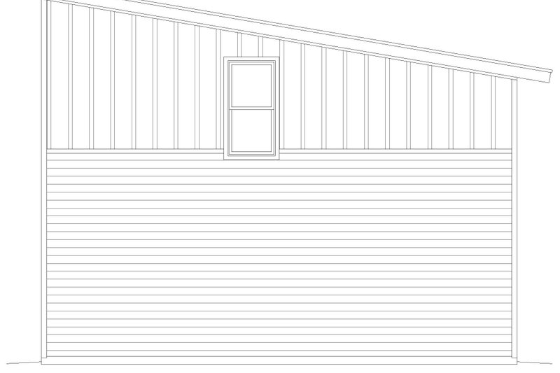 House Blueprint - Exterior - Other Elevation 1 for Modern House Plan #932-754 - 3 bed, 1 bath
