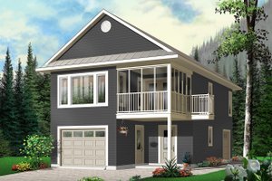 Traditional Exterior - Front Elevation Plan #23-442