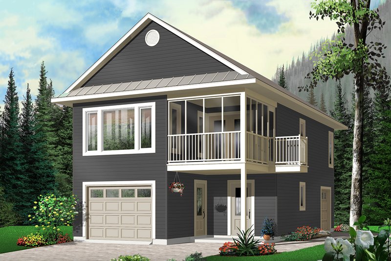 Dream House Plan - Traditional Exterior - Front Elevation Plan #23-442