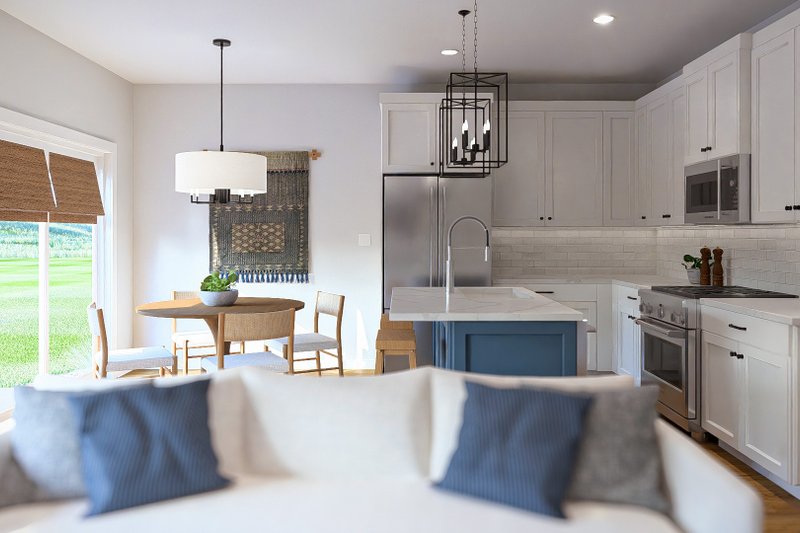 Architectural House Design - Interior - Kitchen 1 for Farmhouse House Plan #455-788 - 3 bed, 2.5 bath